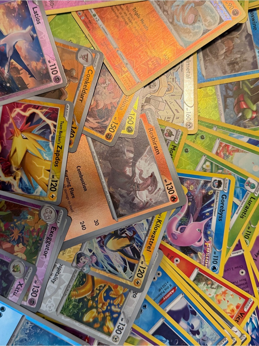Rare reverse pokemon cards - multiple sets